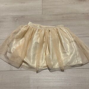 H&M Elegant Cream Tulle Skirt size 5T